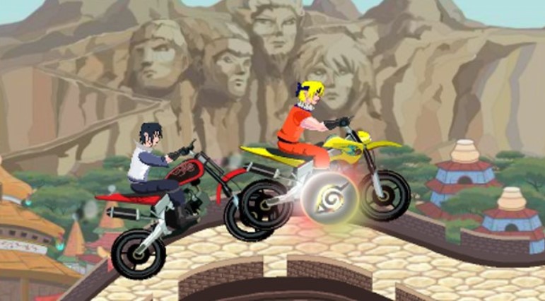 Naruto lái moto